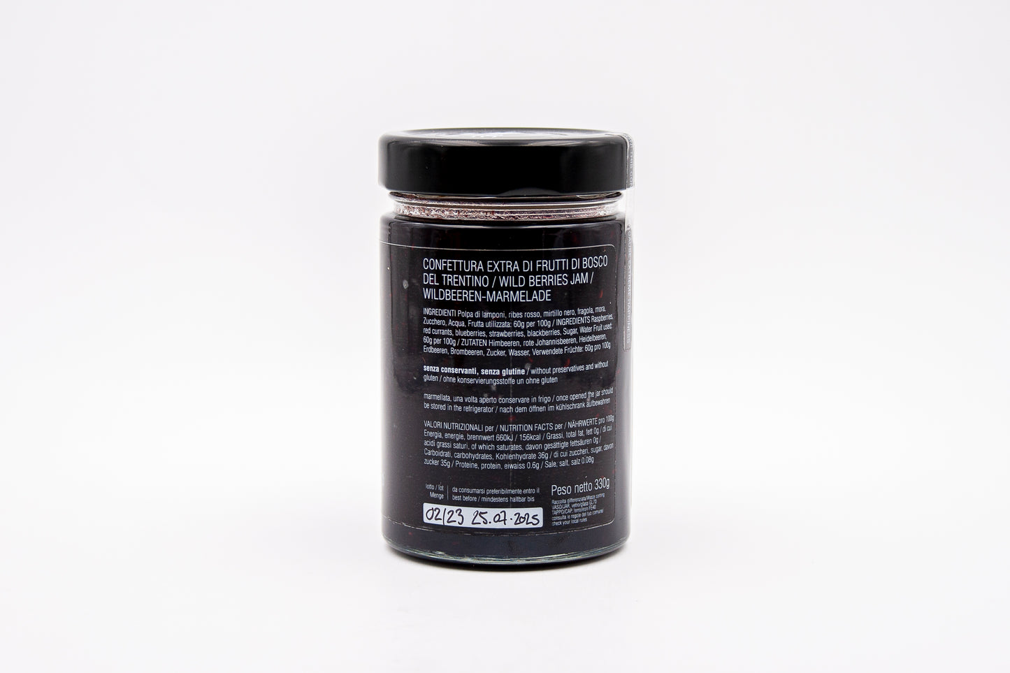 Confettura extra-ROC di frutti di bosco dal Trentino